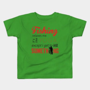 Yoga fish Kids T-Shirt